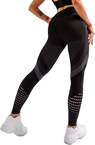DEEWISH Sporthose Damen, Yoga Hose Sport Leggings Laufhose Tights Lange Blickdicht Yoga Fitnesshose mit Hohe Taille für Workout Gym Jogging