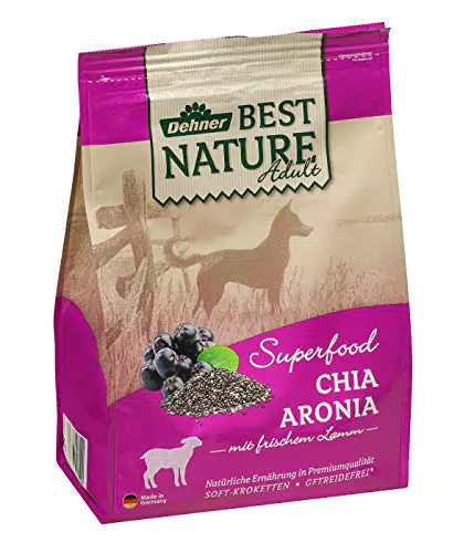 Dehner Best Nature Hundetrockenfutter Adult, Superfood