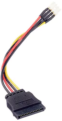 Delock Kabel Power SATA 15 Pin Stecker > Floppy 4 Pin Stecker 15 cm