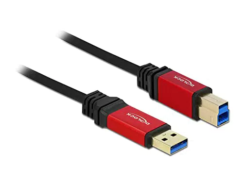 Delock Kabel USB 3.0 Typ-A Stecker > USB 3.0 Typ-B Stecker 5 m Premium