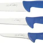 DICK 8255300 Messer-Set 3T Ergo Grip, Stahl, Blau, 48 x 22 x 1.8 cm