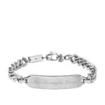 DIESEL Herrenarmband Schmuckplatte Edelstahl, DX1405040