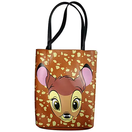 Difuzed Disney Bambi Face Einkaufstasche, Braun, Einheitsgröße