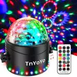 Discokugel, TnYoYo Discokugel LED Party Lampe Musikgesteuert Disco Lichteffekt