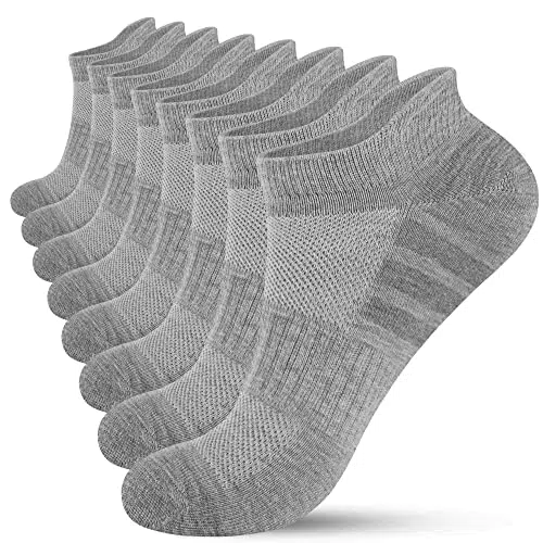DOVAVA 8 Paar Sneaker Socken Herren 39-42, Laufsocken Damen Atmungsaktive