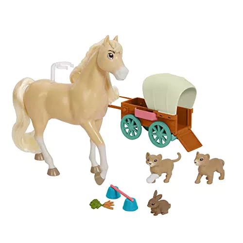 Dreamworks Spirit HCH51 - Tier-Babysitting mit Chica Linda Spielset mit Pferd