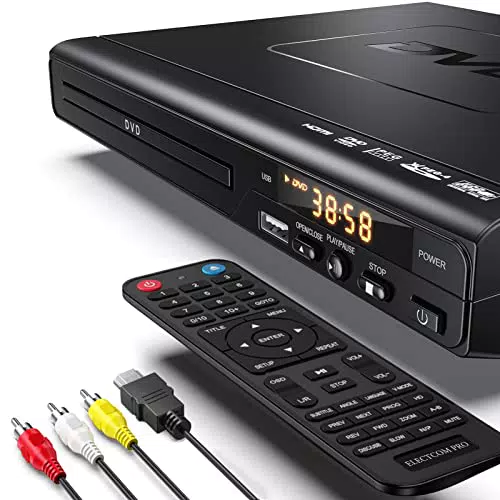 DVD Player für Fernseher mit HDMI, DVD Player/CD Player HDMI die Alle Regionen Abspielen