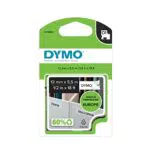 DYMO Original D1 Hochleistungs-Nylon-Etikettenband, schwarz auf weiß |12 mm x 5