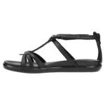 Ecco Damen SIMPIL Flat Sandal, Black