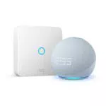 Echo Dot mit Uhr + Ring Intercom von Amazon, Smarter WLAN- und Bluetooth-Lautsprecher mit Uhr und Alexa und mit gigantischem