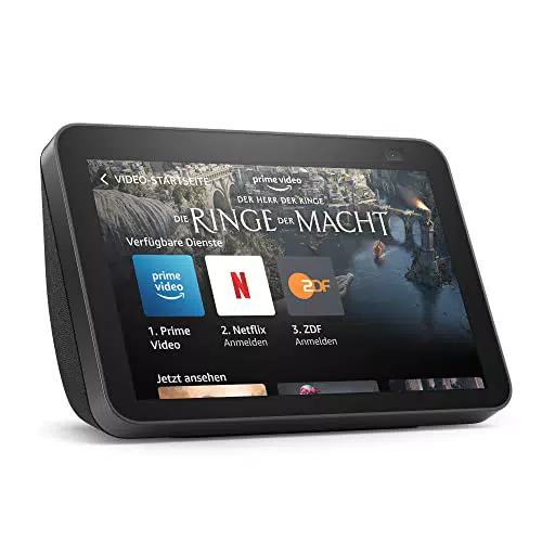 Echo Show 8, HD-Smart Display mit Alexa und 13-MP-Kamera