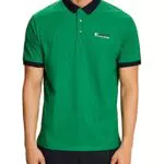 edc by Esprit Poloshirt aus Baumwolljersey mit Logo-Print