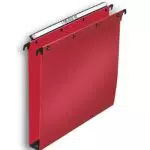 ELBA 100330387 Hängemappe Polypro Design 10er Pack für A4 Bodenbreite 3 cm aus Polypropylen Kunststoff rot Schrank ideal für die lose Blatt-Ablage im Büro und der Behörde