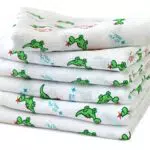 Emily´s Check 6er Pack Mullwindel für Babys & Kleinkinder - ca. 70 x 70 cm - kleine Drachen 469.553