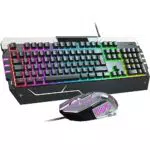 Emonoo Kabelgebundene Tastaturen mit 104 Tasten für PC-Gamer