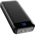 Enerwow Power Bank 30000mAh, USB C Powerbank 22.5W, PD3.0 Schnellladefunktion Externe Handyakkus