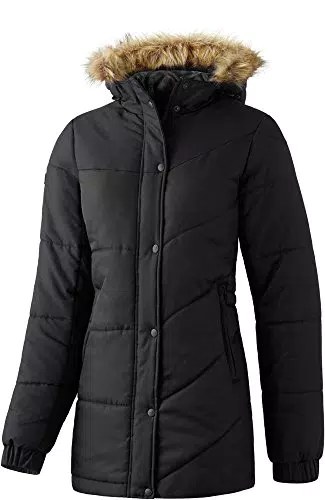 erima Damen Jacke Premium One Winterjacke, Schwarz, 38