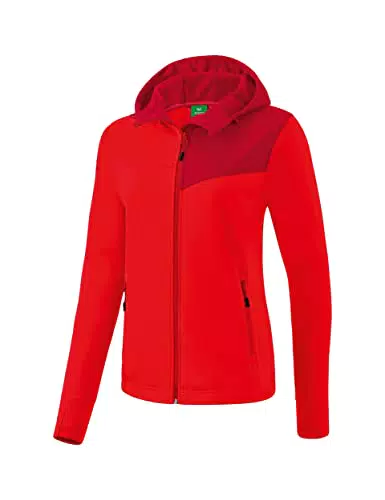 Erima Damen Performance Softshell Jacke, rot, 38