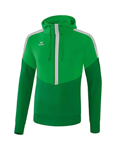 Erima Kinder Squad Kapuzensweat, fern Green/smaragd/Silver Grey