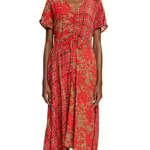 ESPRIT Collection Damen Kleid 082eo1e313, Rot, 38