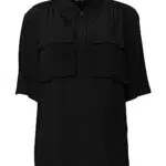 ESPRIT Damen 013EE1F304 Bluse, 001/BLACK, L