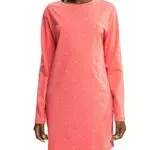ESPRIT Damen Seasonal Print CO SUS Nightshirt Nachthemd
