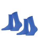 ESPRIT Damen Socken Basic Pure 2-Pack W SO Baumwolle einfarbig 2 Paar