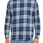 ESPRIT Herren 082CC2F304 Hemd, 901/BLUE Dark WASH, Standard