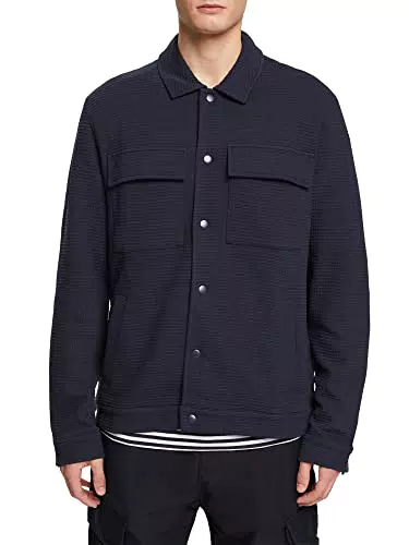 ESPRIT Herren 082EE2G318 Jacke, 400/NAVY, S