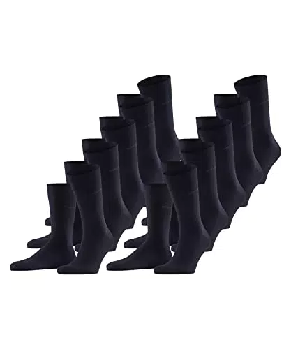 ESPRIT Herren Socken Solid 10-Pack M SO Baumwolle einfarbig 10 Paar