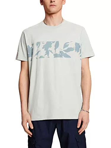 ESPRIT T-Shirt mit Frontprint, 100% Baumwolle