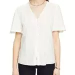 ESPRIT Taillierte Bluse mit Knöpfen