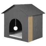 EUGAD Katzenhöhle Katzenhaus Hundehöhle Hundehaus Hundehütte B52xH52xT45cm für Katze kleine/mittelgroße Hunde