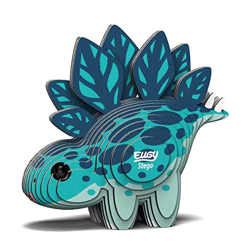 EUGY 650007 Stegosaurus, 3D Tier-Puzzle für Kinder und Erwachsene zum Zusammenbauen