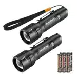 EverBrite LED Taschenlampe 2 Stück Extrem hell mit 4 Modi