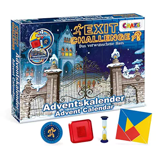 EXIT Challenge Adventskalender Kinder - Escape Game Spielzeug Adventskalender