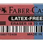 Faber-Castell 187040 - Radierer Latex-free, Tinte/Blei