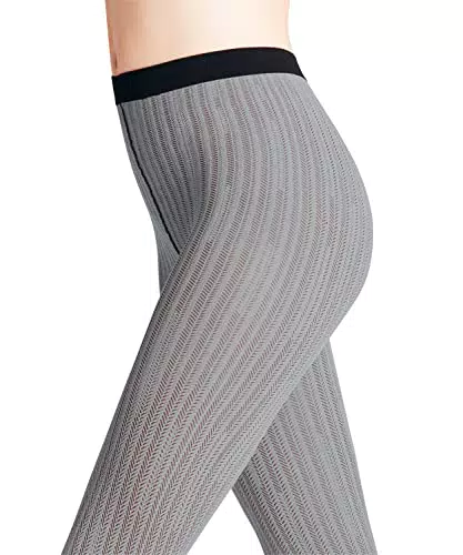 FALKE Damen Haziness W TI Strumpfhose, Grau, S-M
