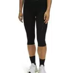 FALKE Damen RU Impulse Funktionshose Funktionsgarn Schwarz Atmungsaktive Laufhose zum Sport Stabilität am Knie Oberschenkel mit Silikonnoppen Muskel Massage schnellere Regeneration 1 Stück
