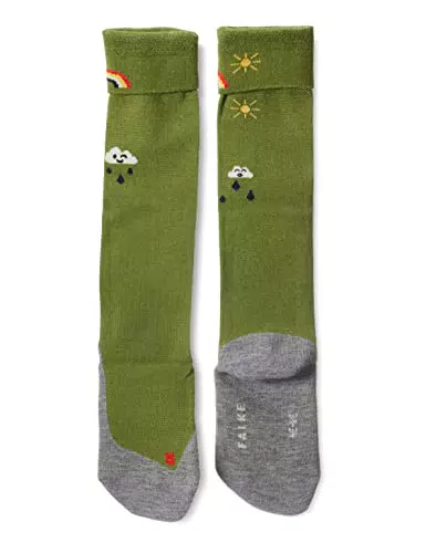 FALKE Unisex Kinder Kniestrümpfe Active Rainboot, Nachhaltiges Lyocell Wolle