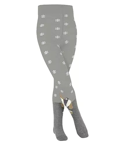FALKE Unisex Kinder Strumpfhose Winter Badger, Nachhaltige Biologische Baumwolle