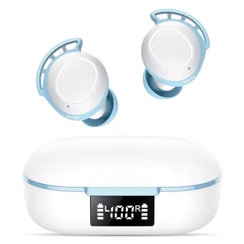FAMOO Bluetooth Kopfhörer, In Ear Kopfhörer Kabellos Bluetooth 5.3 mit 4 Mic