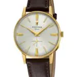 Festina Herren Analog Quarz Uhr mit Leder Armband F20249/1