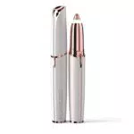Finishing Touch Flawless Brows Präzisions- Augenbrauentrimmer. Elektrischer Haarentferner mit hypoallergenen 18-karätigen vergoldeten Scherkopf für empfindliche Haut Batterie inkl.