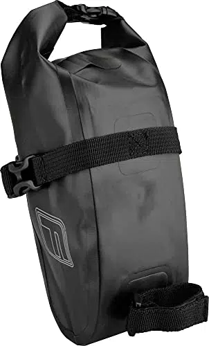 FISCHER Fahrrad Satteltasche wasserabweisend, Fahrradtasche größenverstellbar
