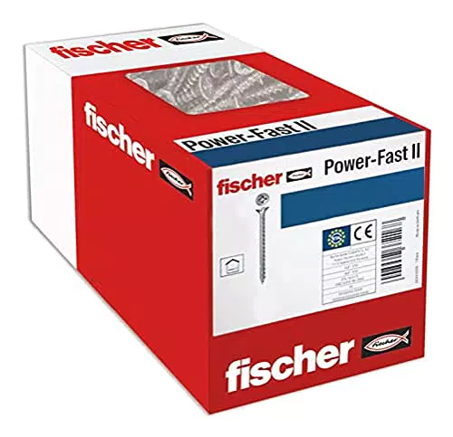 fischer PowerFast II CZF 4, 0 x 20, Spanplattenschraube mit Vollgewinde
