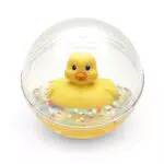 Fisher-Price WATERMATES Enten-Kugel mit Konfetti - Schwimmende gelbe Ente in durchsichtiger Kugel aus Kunststoff