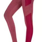 Flatik Sporthose Damen Sport Gym Yoga Laufen Fitness Leggings Hose Taille mit Taschen M