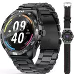 FMK Smart Watch Fitness Full Touch Screen Trackers for Men