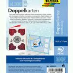 folia 150501 - Doppelkarten ca. 10, 5 x 15 cm, je 5 Karten